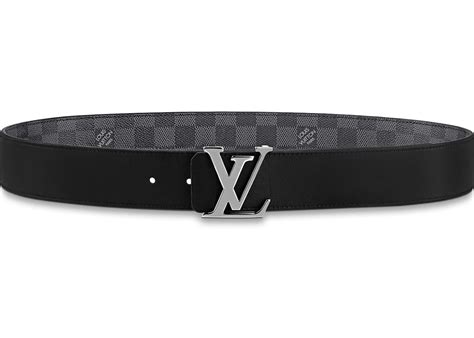 louis vuitton monogram black silver buckle|LV Initiales 40MM Reversible Monogram Eclipse Canvas .